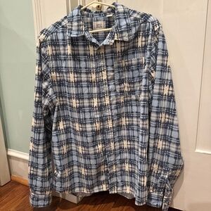 BDG plaid corduroy button down shirt Large Like New
